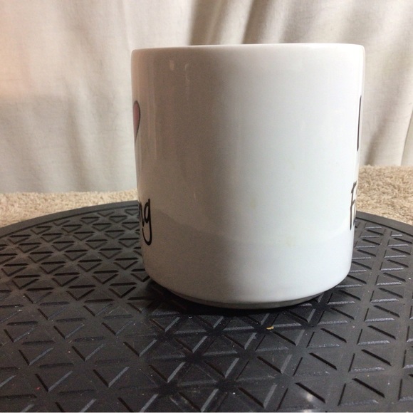 Russ Berries I HEART FISHING White W/Red Heart ceramic coffee/tea mug - Picture 2 of 10